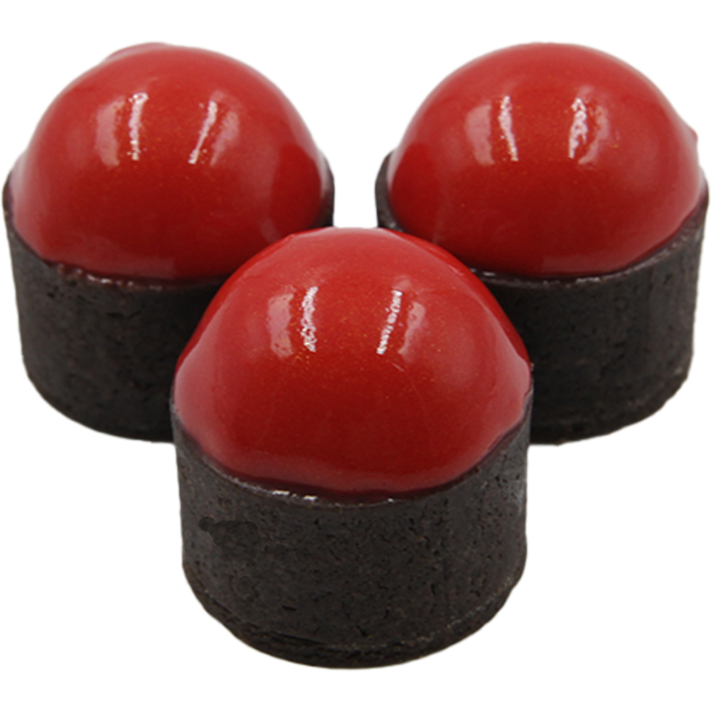 Pistachio Ganache with Strawberry Tart