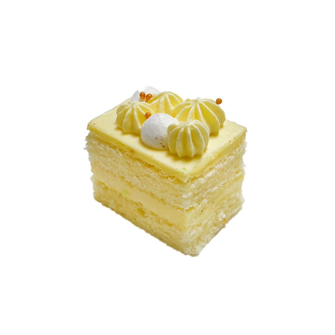 Passion and Lemon Mousse Cake